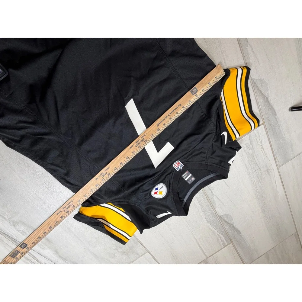 Nike Pittsburgh Steelers Ben Roethlisberger 7 Jersey Black Mens XXL NFL On Field